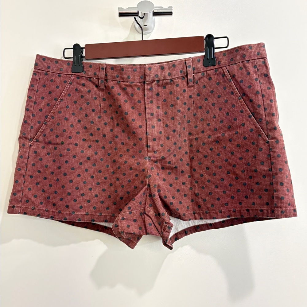 ✨ Madewell Polka Dot Tailored Shorts – Size 12 - Picture 2 of 6